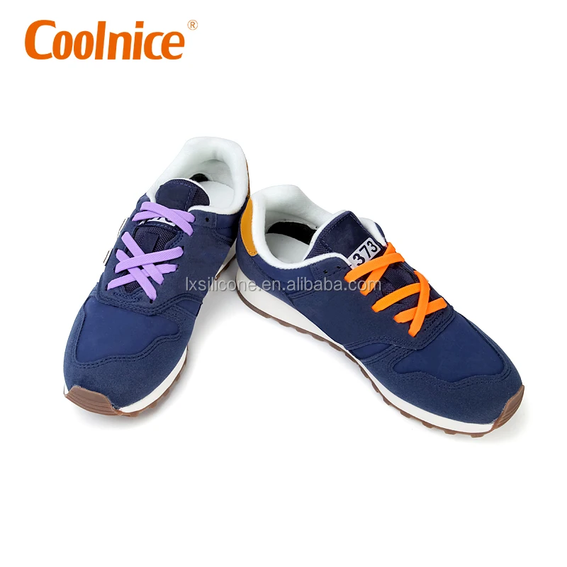 COOLNICE BRAND Custom Logo no Tie Shoelace for Stronger Adults