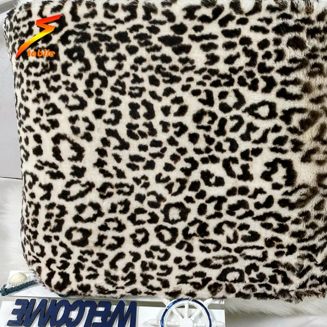 leopard pattern design animal printed dress garments fur fabric