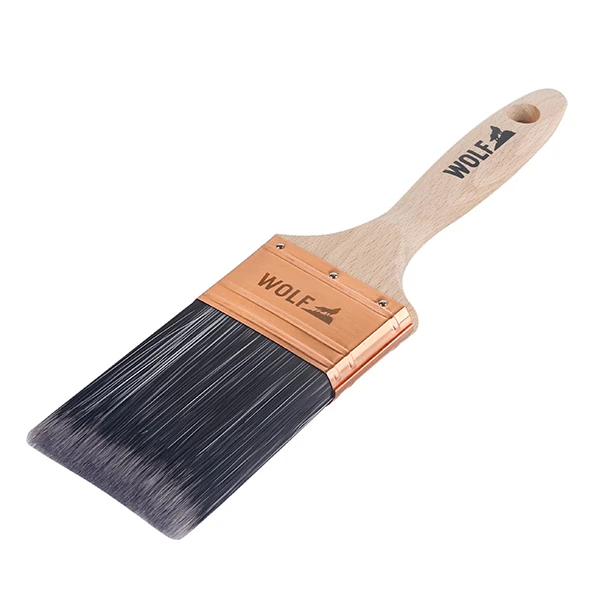 
Оптовая продажа, высокое качество, деревянная ручка, китайские плоские Детские кисти для рисования на стену 