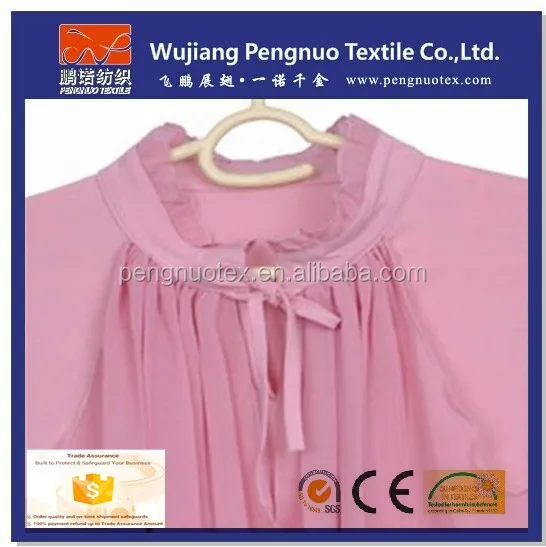 
High quality wholesale cheap price 75D Polyester chiffon fabrric / fabric material for making dresses / composition of chiffon 