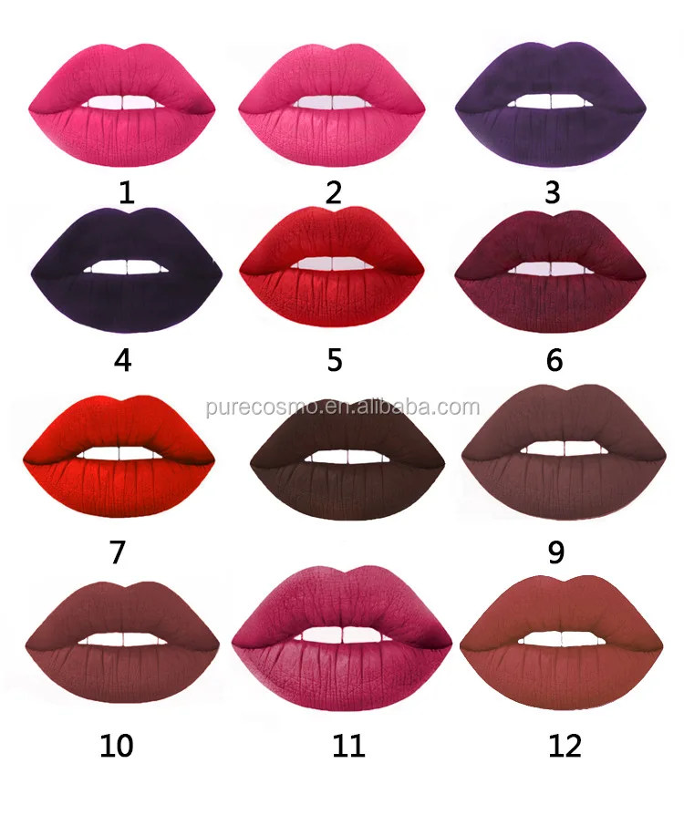 Частный ярлык Новые оптовые тестировалось на животных матовая водостойкая карандаш 15 Цвет Помады