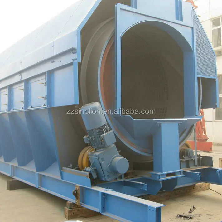 Municipal solid waste recycling plant garbage and recycle separation screen for sale