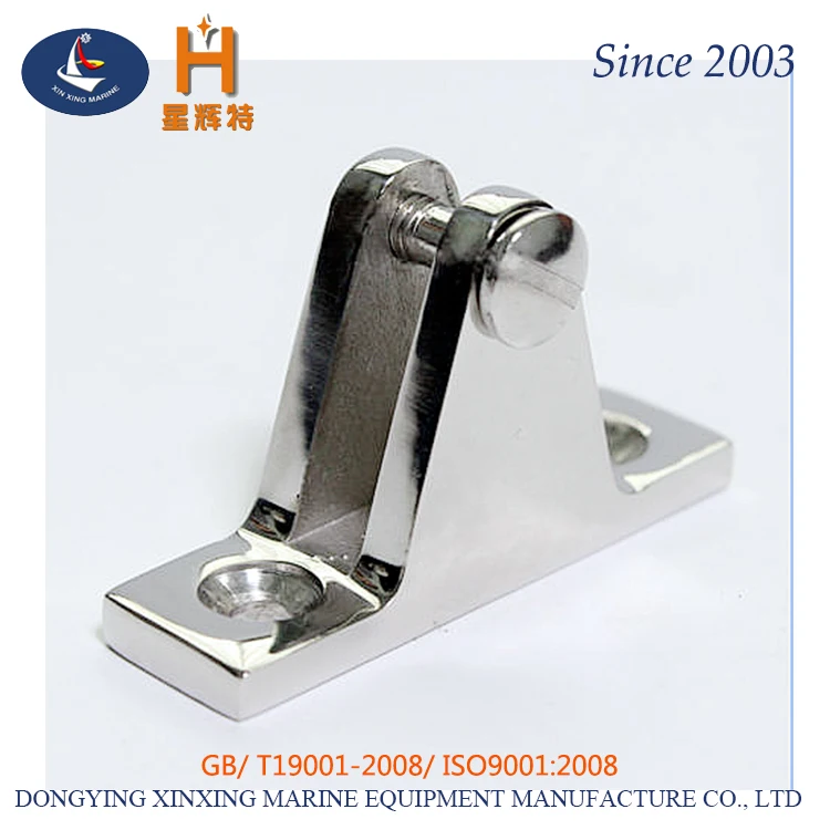 Nylon deck hinge boat bimini top fitting 90 degree hinge pin plastic hardware boat