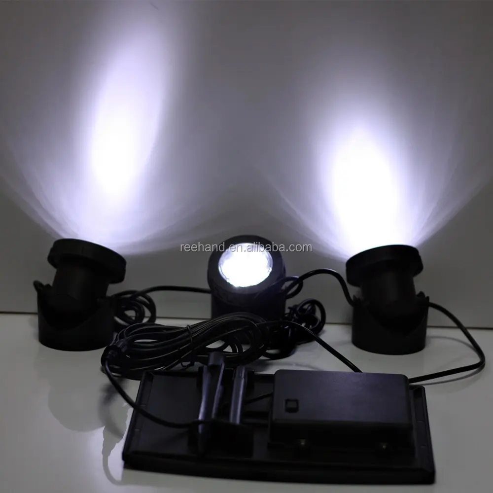 Waterproof Super Bright Swimming Pool Underwater Lamp With Solar Panel Power