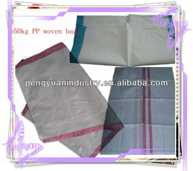 50*90cm/60*100cm PP material woven bag packing for rice, flour, sugar, salt, cement, garbage, chemical, etc.-