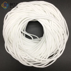 Wholesale White Earloop 2.5mm 2.8mm 3mm Soft Elastic Rope Cord Earloop for Mask