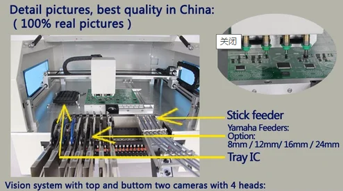 High precision SMT pick and place machine CHMT530p4/chm-t530P4