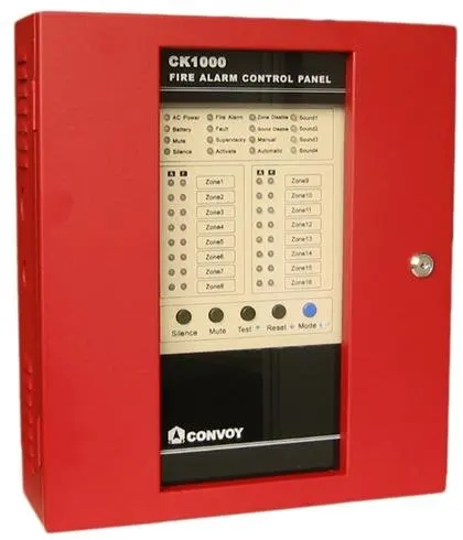 4 zones conventional fire alarm control main panel system PY-CK1004