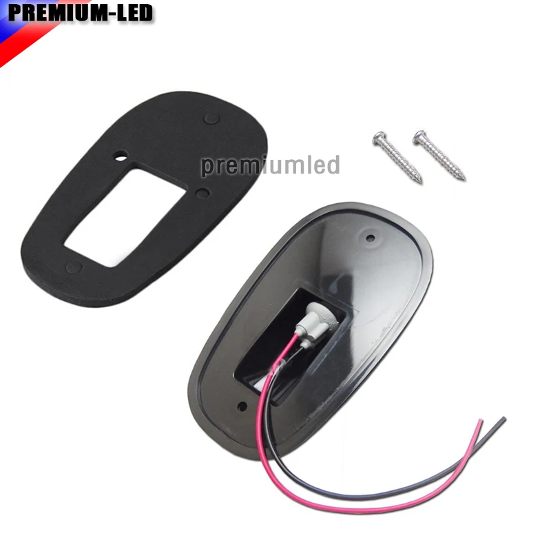 Smoked Lens red LED Cab Roof Top Marker Running Lights For Truck SUV 4x4 (For Chevy Ford Dodge GMC, etc)