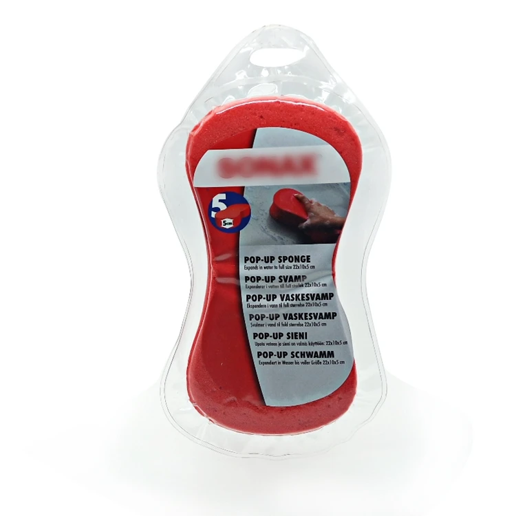 Compressed 8 Shape Car Polish Cleaning Sponge