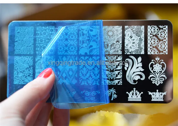 Nail Art Stamping Plate DIY Lace Flowers Beauty Stamp Polish Printing Nail Art Template Manicure