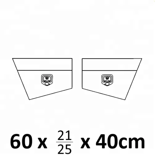Tapered Aluminium Under Tray Ute Tool Box