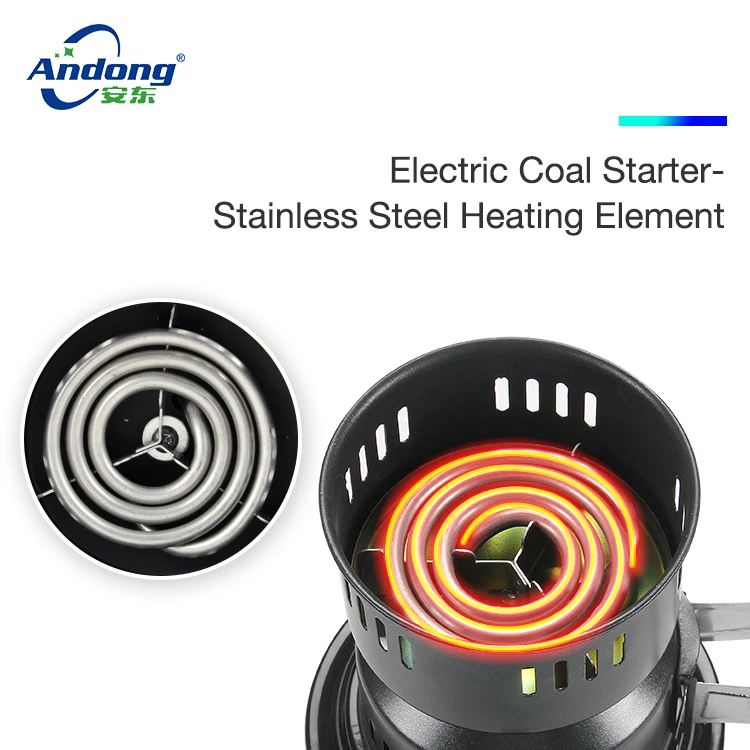 Andong Big Size Charcoal Burner Shisha Heater Charcoal Electric Charcoal Lighter