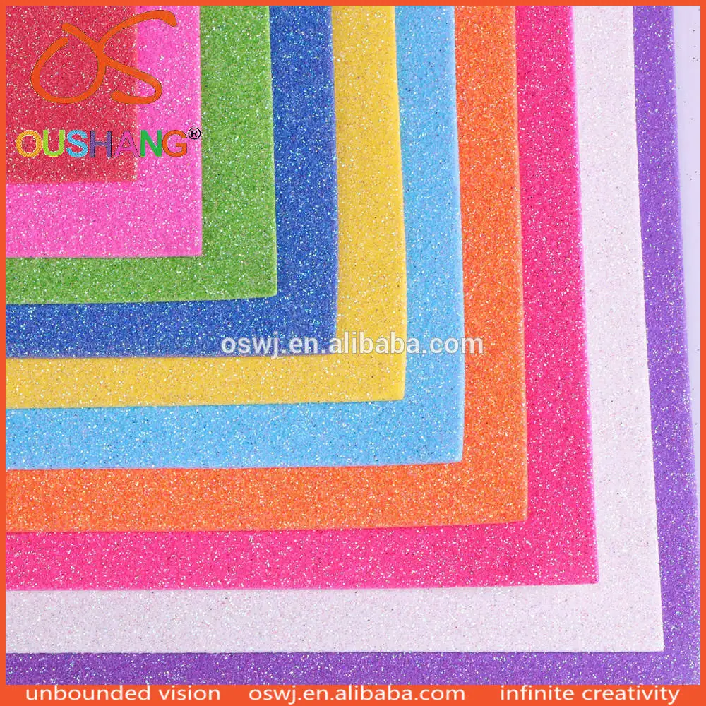 
Oushang silk screen printed eva foamy handmade for school 