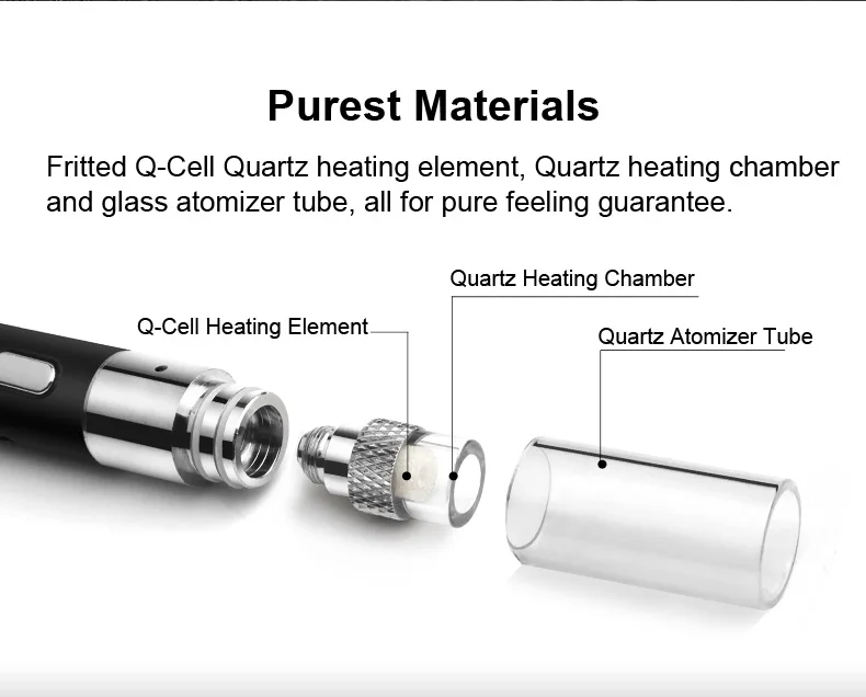 Оригинальный airistech Мини Портативный восковой вапорайзер с керамическим мундштуком восковая ручка для вейпа airis quaser airis qtip