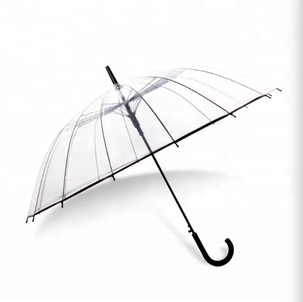 
Unique Bubble Dome Shape Clear Umbrella/Auto Open LightWeight Portable Transparent Umbrella Canopy/Tote Plastic Clear Umbrella 