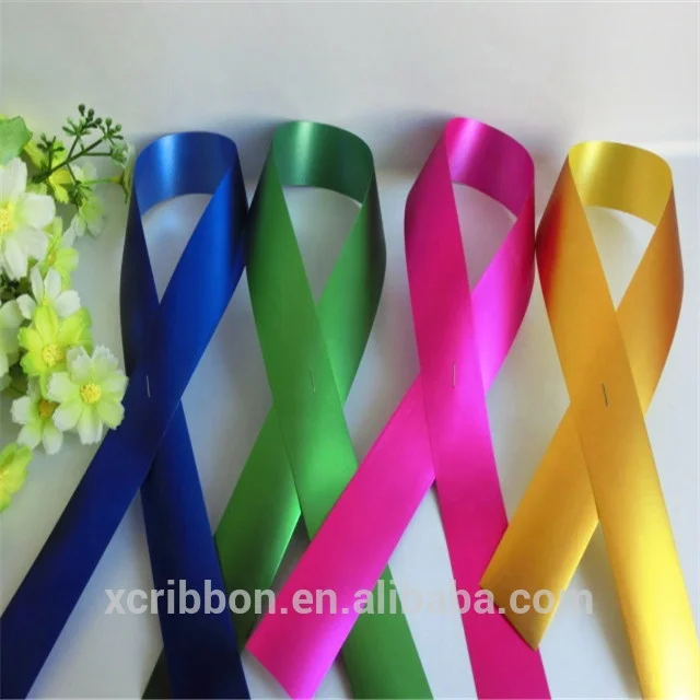bsci factory gold metallic pp ribbon