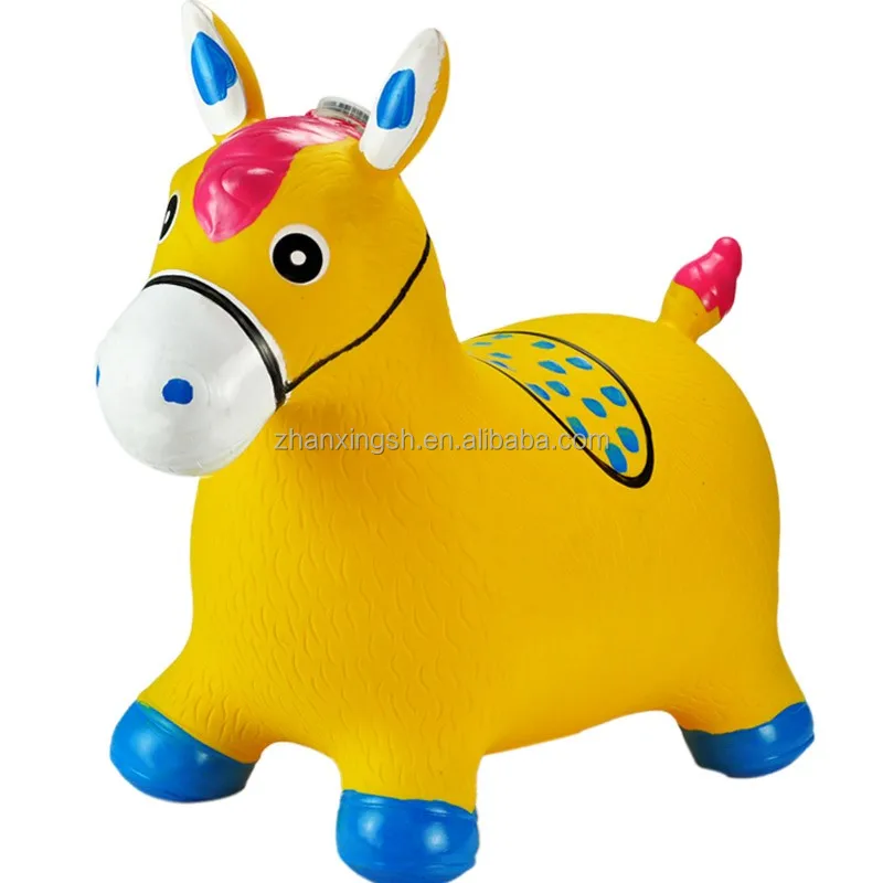 OEM PVC Inflatable plastic animal toy donkey