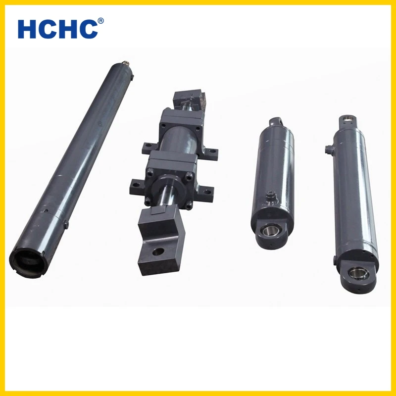 Factory direct supply double acting  small telescopic hydraulic cylinder used to Impact compaction machine/crawler paver