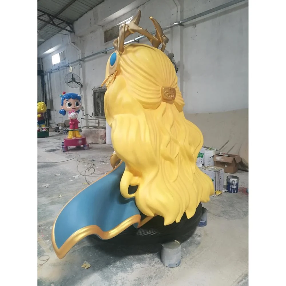 Wholesale fiberglass  life size cartoon character design sculpture