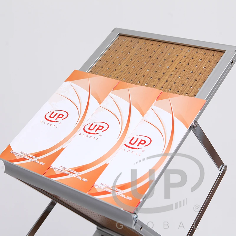 aluminum literature rack brochure holder acrylic boxes promotion banner A4/A3