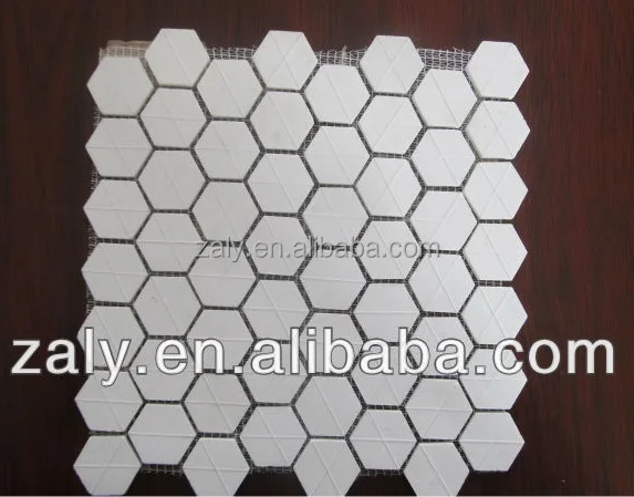 Wear Resistant Alumina Ceramic Hexagonal Tile 12mm