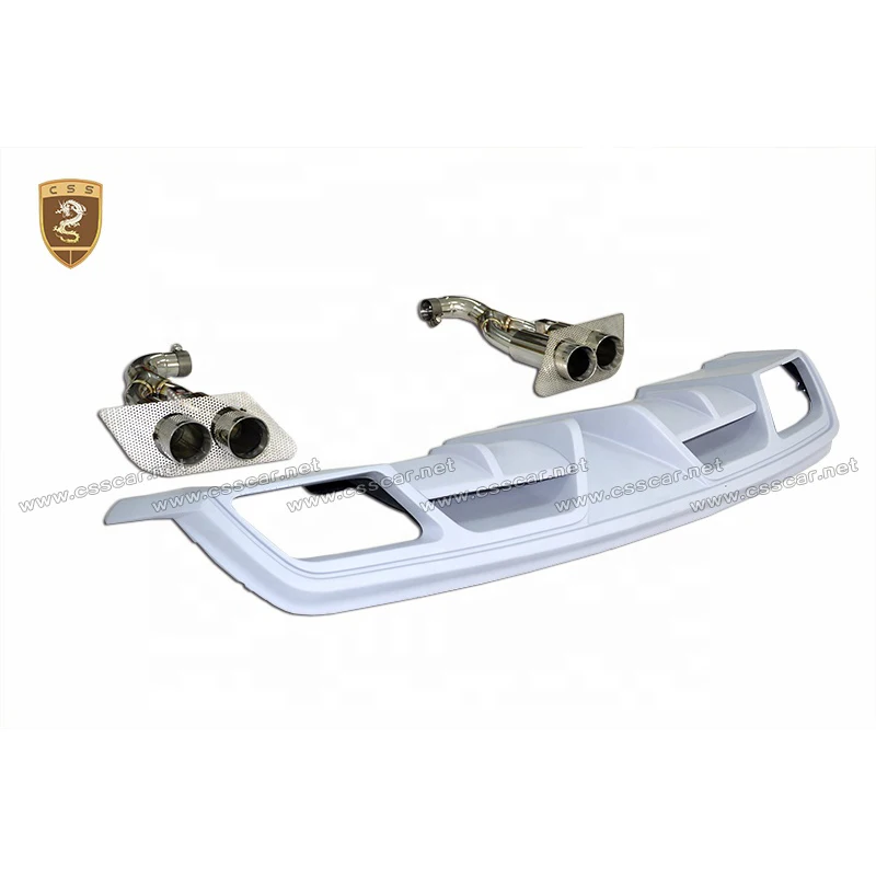 Rear lip and exhaust tips for Bens cla class W117 RZ style body kit