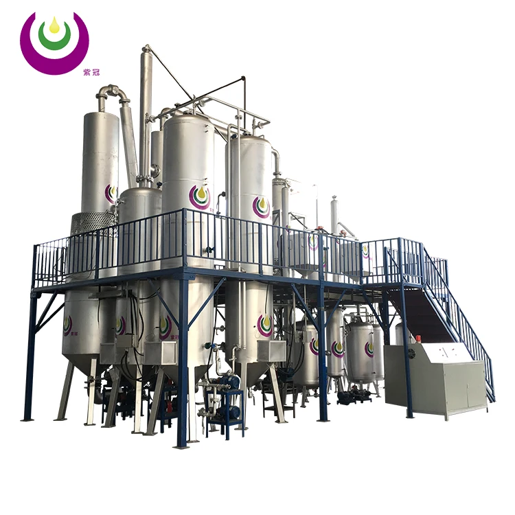 PLC automatic system waste oil distillation plant with energy-saving function