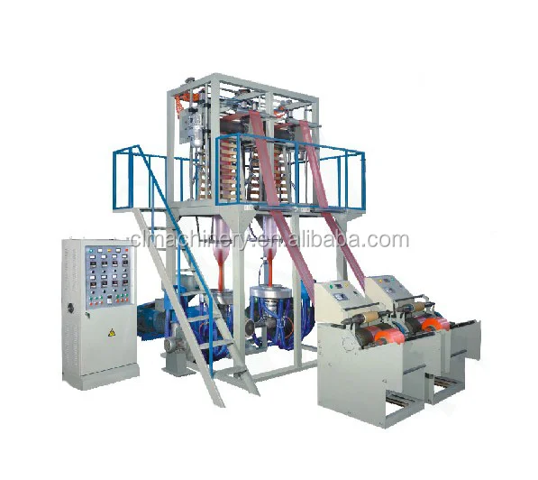 Один винт двойной экструзионная головка пнд / пвд пленки взорван экструдер