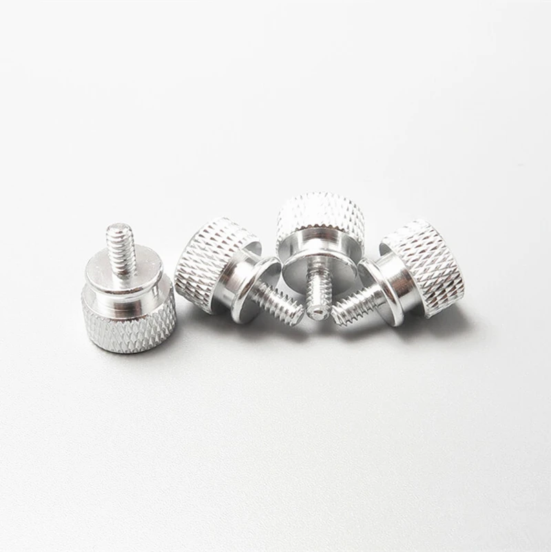 Aluminum alloy Anodized Colored pc Computer case m2 m3 m4 Flat Head Step Knurled Twist Thumb Screw Computer Case Thumbscrews