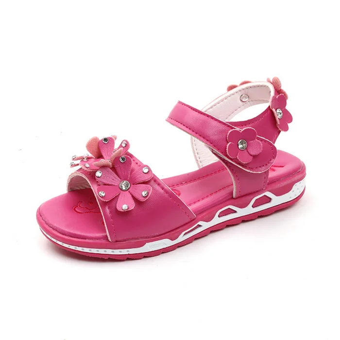 
Child Sandal Girls Fancy Leather Sandal Kids Summer Shoes 