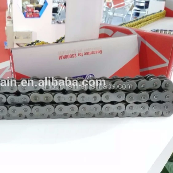 Motorcycle Type parts durable 4 side reiveted motorcycle transmission Drive chain