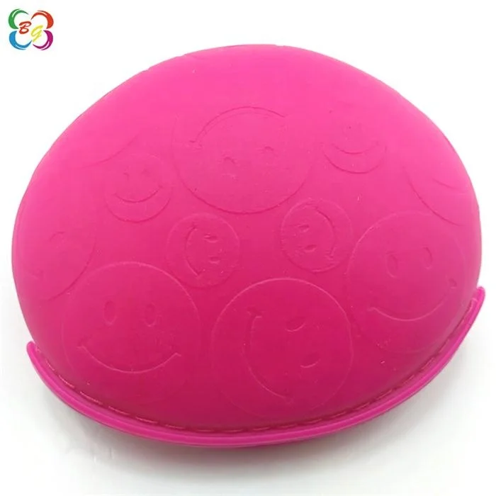 Custom Cheap Promotional Products Silicone Oval  Coin Purse  for Kids