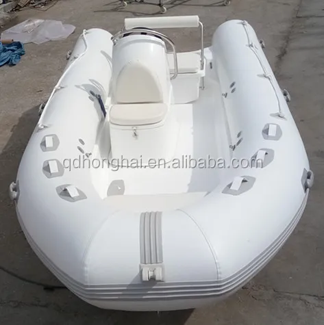 4.8m white Fibreglass hull boat with CE certification for fishing