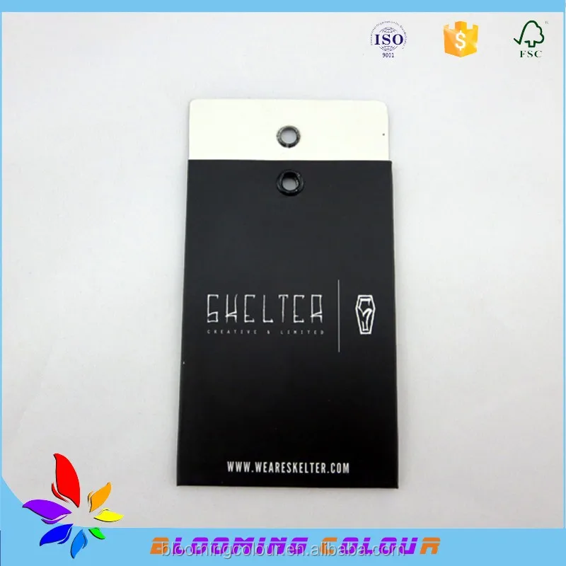 custom good sale fashion best price paper hang tags for shirt