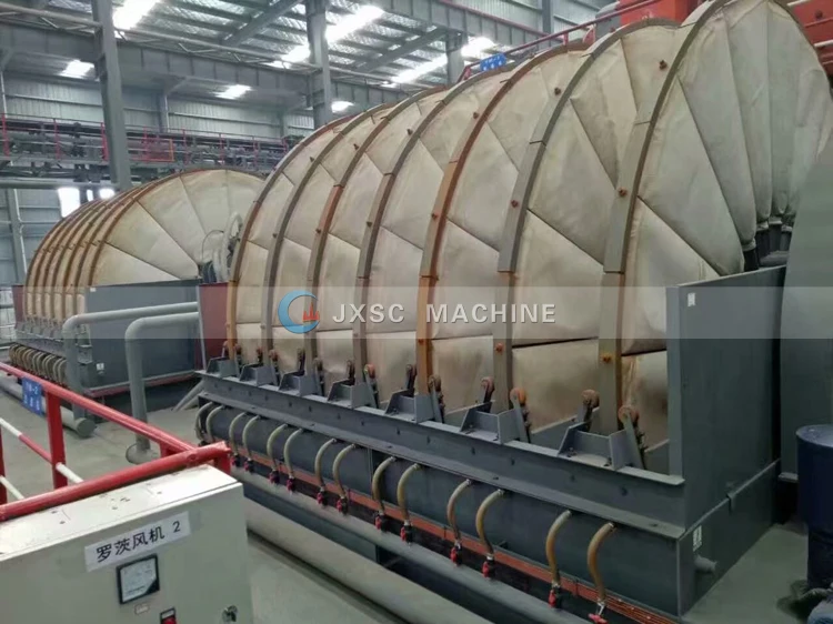 Mining Sludge Dewatering Concentrate Ceramic Disc Filtering Machine Filtro Rotatorio De Vacio Rotary Vacuum Filter