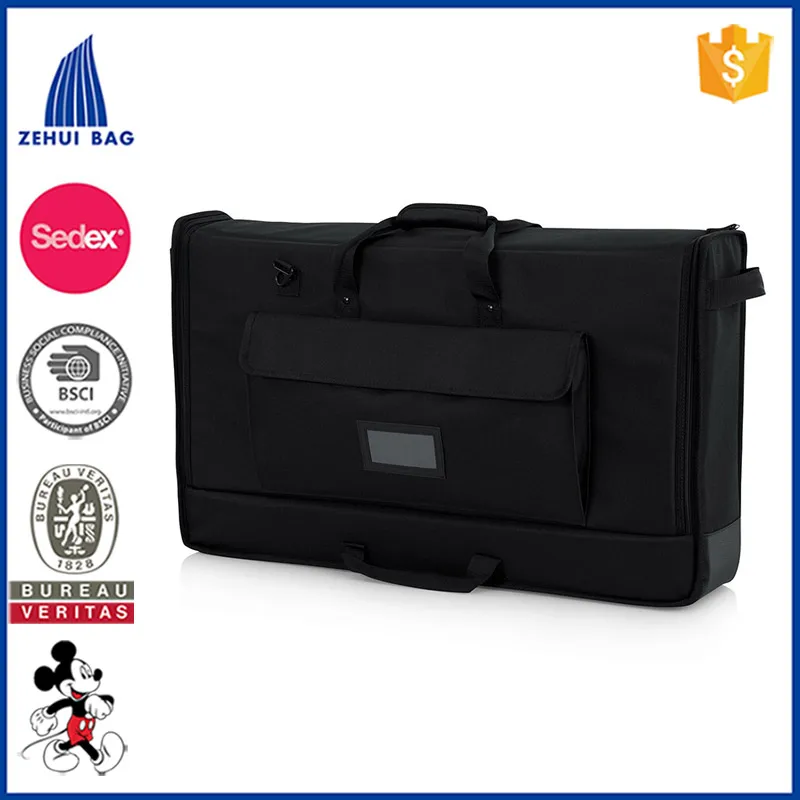 
Cases Padded Nylon Carry Tote Bag for Transporting LCD Screens, Monitors and TVs Between 27