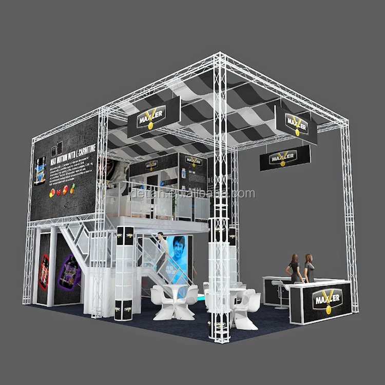 Предложение Detian, экструзионный профиль для алюминиевой фермы, Двухуровневая камера для торговой выставки