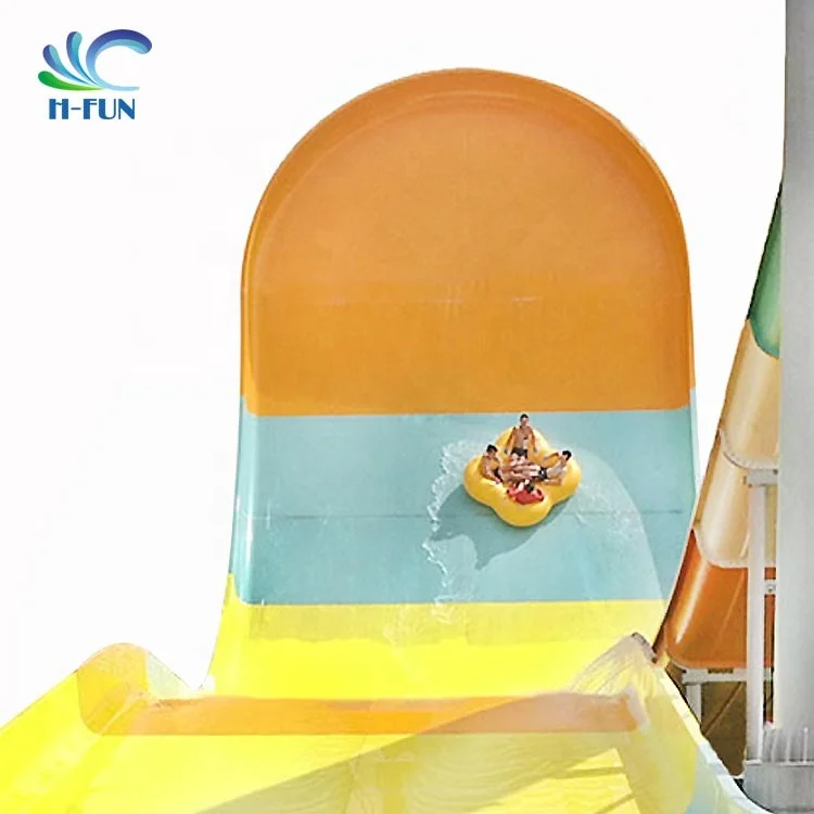 Overlap Reinforced Heat Bonding Cloverleaf Water Park Tubes