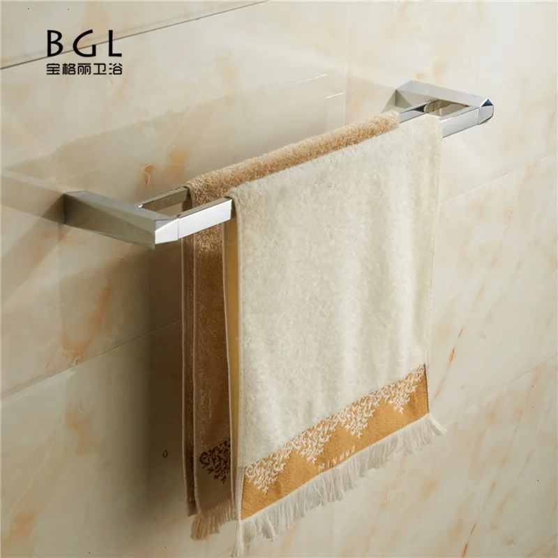 
Hot sale bathroom towel bar zinc alloy double towel bar 