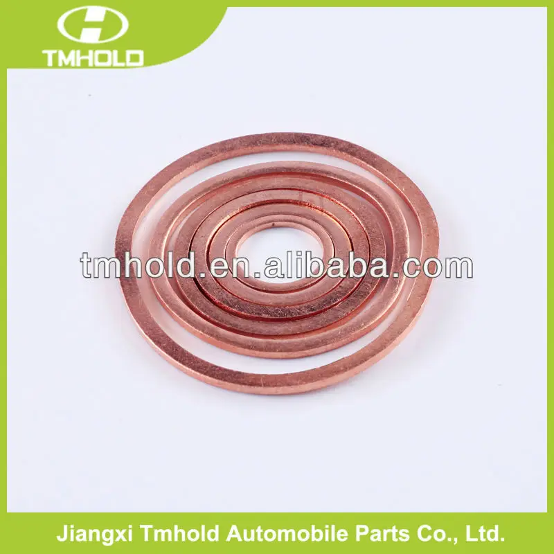 Медная плоская прокладка, коническая шайба, медная шайба в шайбах
