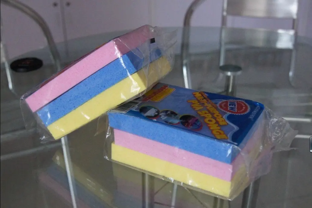 high  absorbent  lint free  PVA  sponge block car cleaning sponge