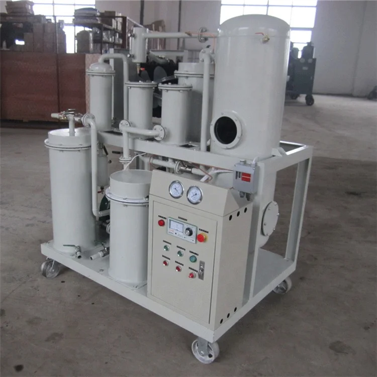 Zhongneng oil purifier deal with lube oil hydraulic oil with vacuum system
