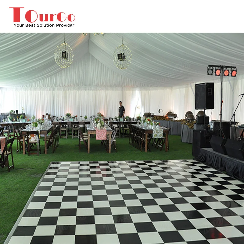Tourgo Outdoor Wedding Using Portable PVC Dance Floor For Sale
