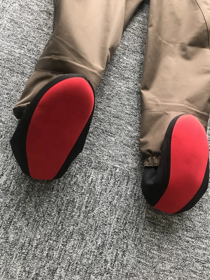 
Breathable Fly Fishing Wader Suit with Neoprene Socks from China 