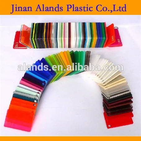 PMMA plexiglass acrylic sheet colored cast/flexible plastic sheets