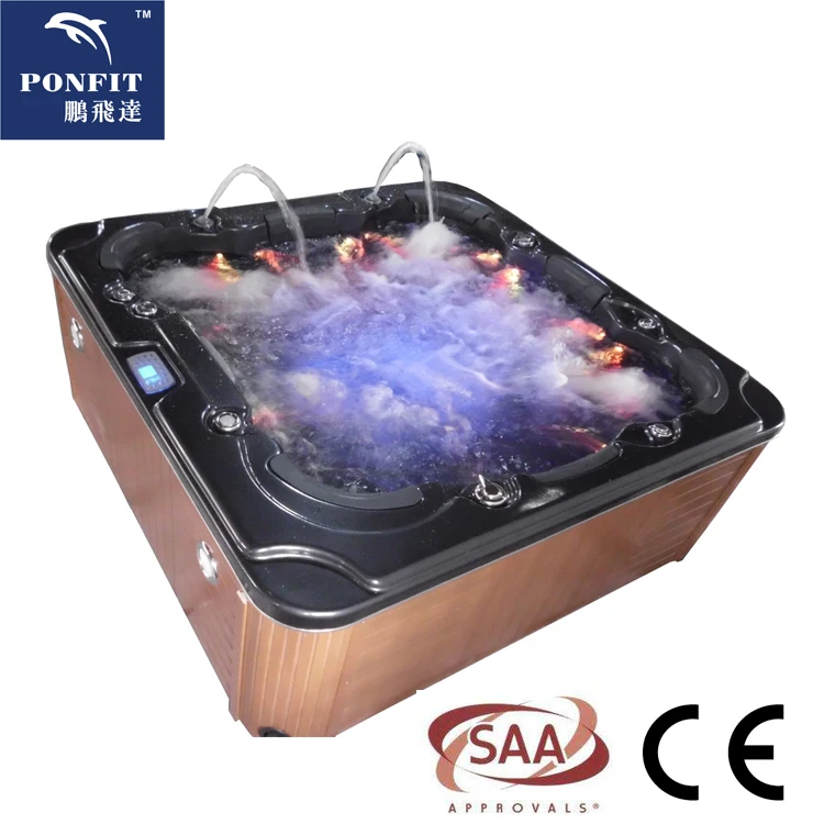 Ponfit Spa PFDJJ-05 7 person outdoor use luxury whirlpool spa bath tub with Balboa system