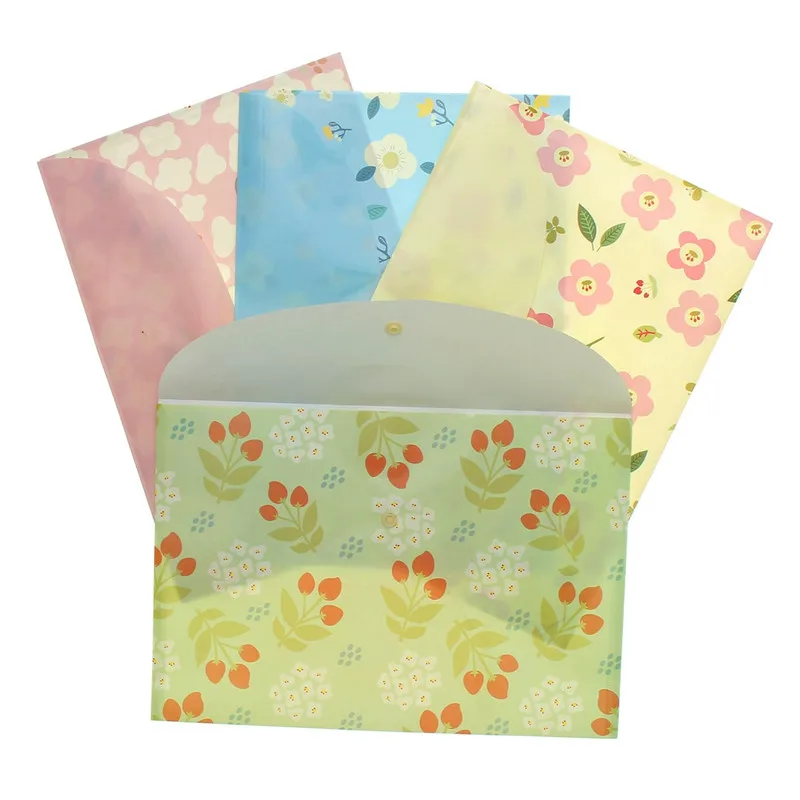 Expanding file folder a4 PVC plastic file folder a4 document bag wholesale factory transparent clear cheap