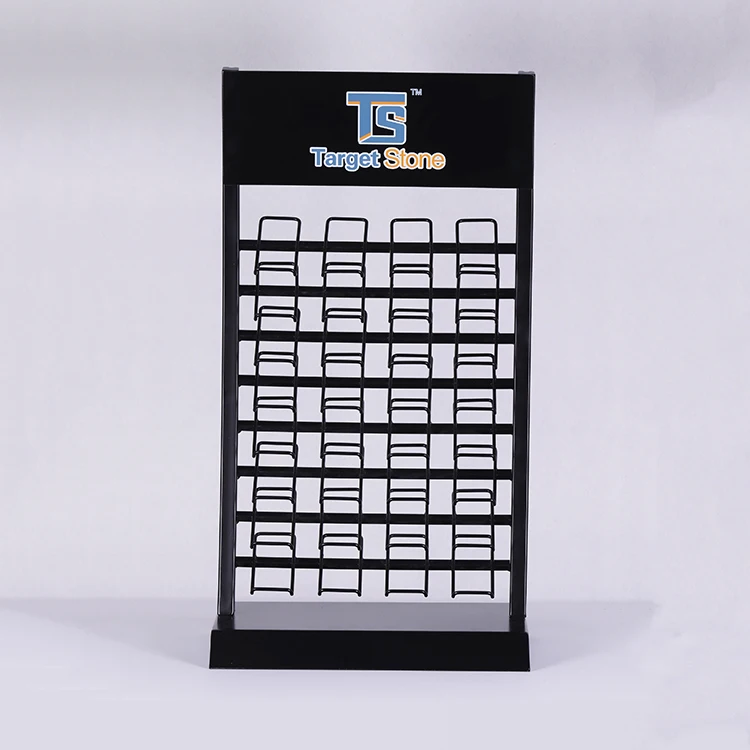 
Cheap Desktop Plastic Display Rack for Marble Quartz Sample 