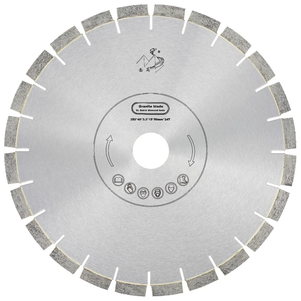 250-800mm silent core granite diamond circular saw blade cutting disc for bridge cutting machine